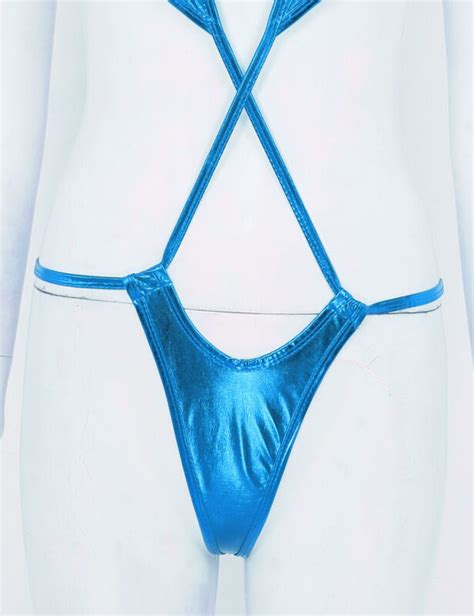 Exotic Womens Slingshot Bikini Halter Lingerie Set Swimwear Monokini