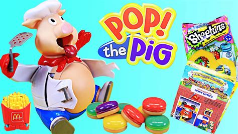 Pop The Pig Game Review With Mcdonalds Toys And Burgers