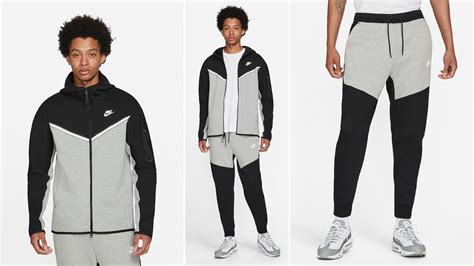 Nike Sportswear Tech Fleece Hoodie And Joggers Available In Blackdark