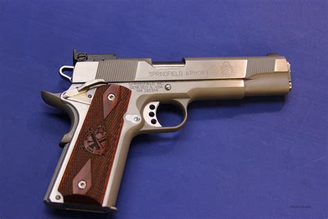 Springfield 1911 A1 Stainless Targe For Sale At