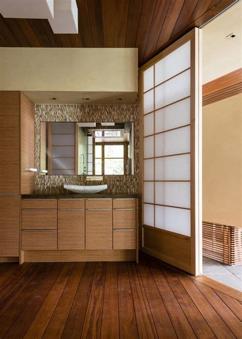 Shoji Doors Japanese Style In The Interior Of The Home