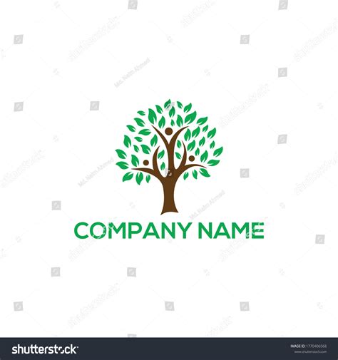 Tree Logo Design Vector File Royalty Free Stock Vector 1770406568