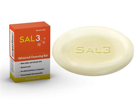 Sal3 Salicylic Acid Sulfur Soap Bar Special Wash Acne Dandruff