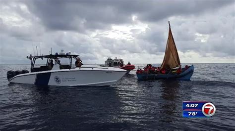 13 Cuban Migrants Intercepted Near Dania Beach Pier Wsvn 7news