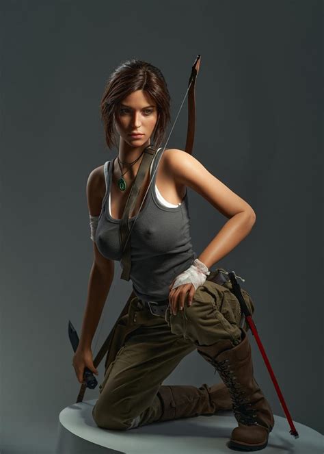Lara Cm C Cup Game Lady Doll Lara Croft De Tomb Raider Sex Dolls Y Relatos