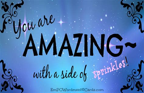 You Are Amazing With A Side of Sprinklespositivity lift | Etsy | You