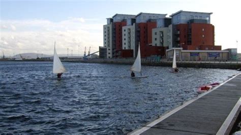 It lies along the bristol channel at the mouth of the river tawe. Swansea's SA1 marina surrounded by uncertainty - BBC News