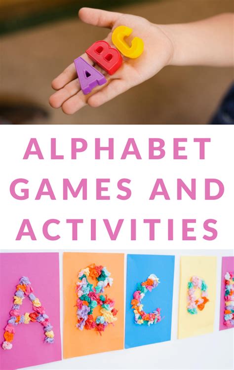 Printable Alphabet Games For Preschool