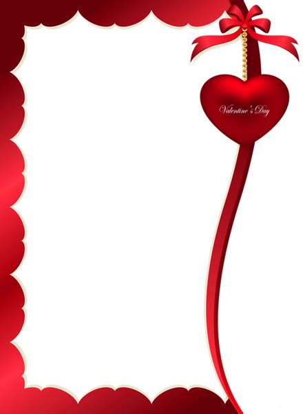 All content is available for personal use. Valentines Day Decorative Ornament for Frame PNG Clipart ...
