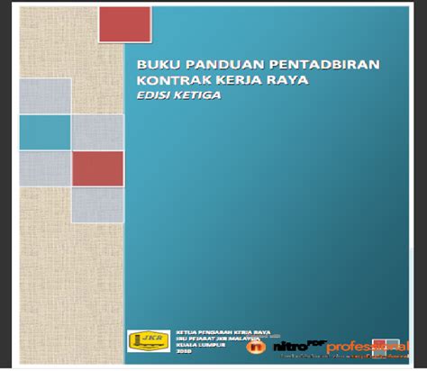 Savesave buku purata kadar harga 2014 for later. Soft Copy: BUKU PANDUAN PENTADBIRAN KONTRAK KERJA RAYA ...