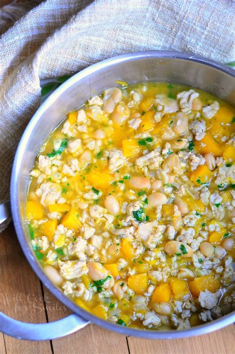 Pumpkin Chicken Chili Will Cook For Smiles