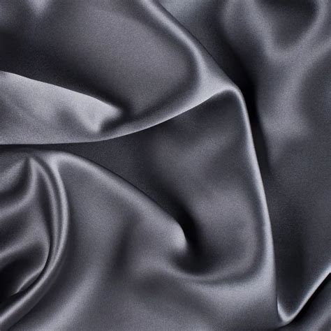 Dark Silver Silk Charmeuse Silver Silk Mood Fabrics Silk Velvet Fabric