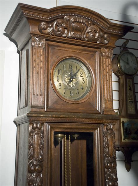 German Grandfather Clock From 1900 Jp Clocks Shop