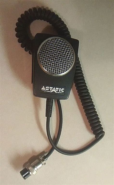 Astatic D104 M6b Cb Ham Radio Handheld Microphone D104 M6b 4 Pin
