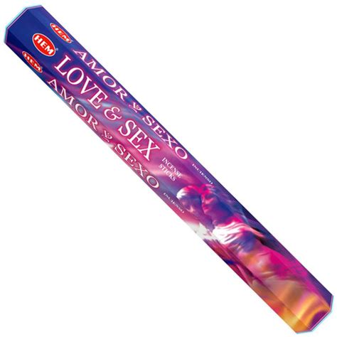 Love And Sex Hem Incense Sticks 20 Gram Hexagonal