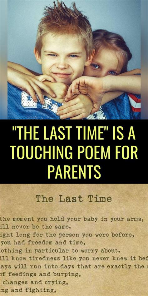 This Touching Poem Is A Must Read For Every Parent With Children It S