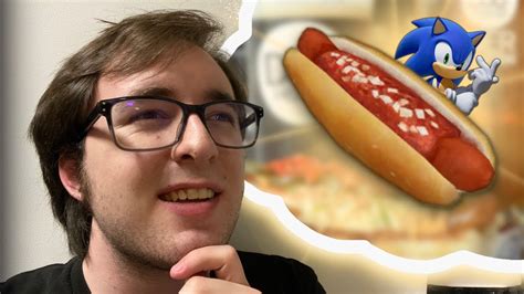Sonic Fan Tries Chili Dogs For The First Time Youtube