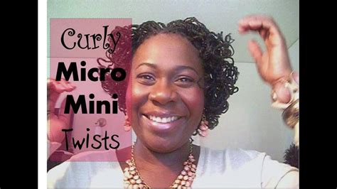 Wrap up your hair and set with hairspray. 9. Curly Micro MIni Twists on Natural Hair - YouTube