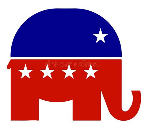 Republican Party Logo Elephant Logo Republican Elephant Logo Editorial