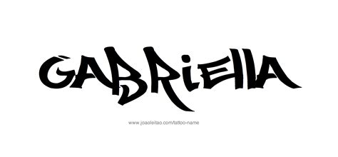 Gabriella Name Tattoo Designs