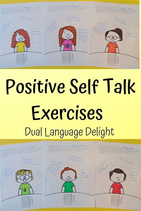 Positive Self Talk Worksheet For Students Portal Jay Sheets