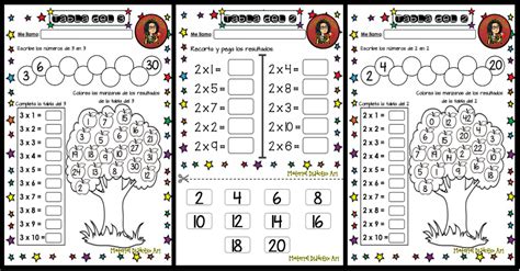 Practica La Tabla Del 3 Arbol Abc Practicar Tablas De Multiplicar Images