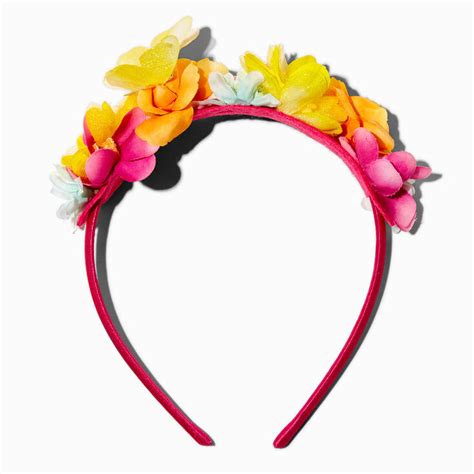 Claires Club Tropical Flower Headband Claires Us