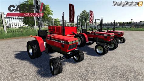 Case Ih 235 Lawn Tractor Car Hauler Mod Pack V10 For Fs19