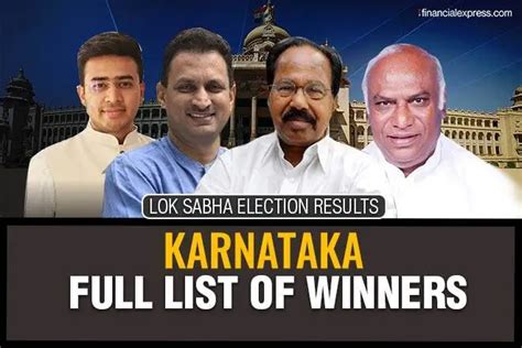 karnataka lok sabha election result full list of winners elections news the financial express