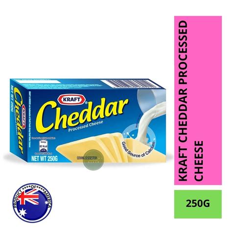 Kraft Cheddar Processed Cheese 250gm 500gm Shopee Malaysia