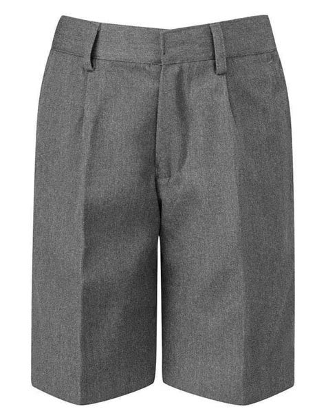 School Shorts Boys Shorts Grey Lined School Short Trousers County
