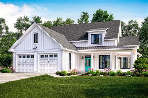 Exclusive Modern Farmhouse Plan With Flexible Upstairs 51765hz