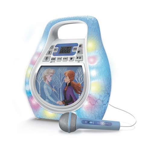Frozen Bluetooth Mp3 Karaoke With Multi Colored Light Show Voice