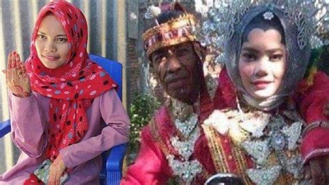 Viral Nikah Beda Usia Gadis Manis Usia 21 Tahun Ini Menikahi Duda 60