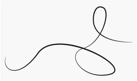 Squiggly Line Drawn By Illustrator Line Art Hd Png Download Kindpng