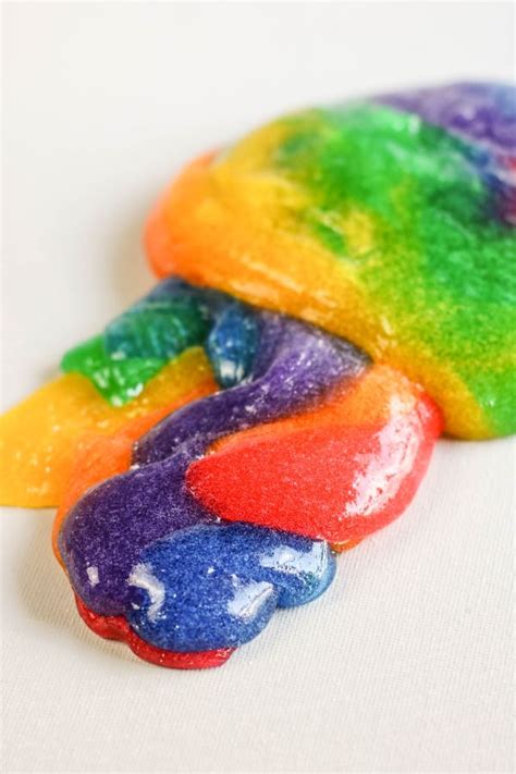 How To Make Rainbow Slime Life Is Sweeter By Design