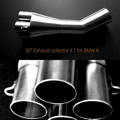 Our mission at the home of cafe racer kits is to help you to enjoy building your own custom motorcycle. BMW K cafe racer Series K 4-1 exhaust collector for 4 cylinder k series. collettore 4in1 bmw ...
