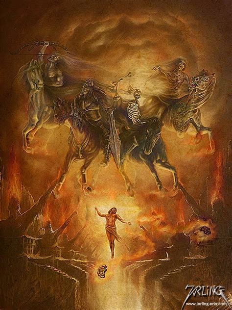 The Four Horsemen By Jarling Art On Deviantart Apocalypse In 2019