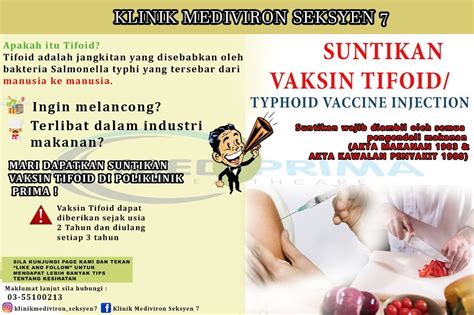 Savesave suntikan typhoid for later. Suntikan Typhoid Klinik Kerajaan Selangor