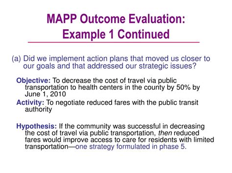 Ppt Mapp Process And Outcome Evaluation Powerpoint Presentation Free