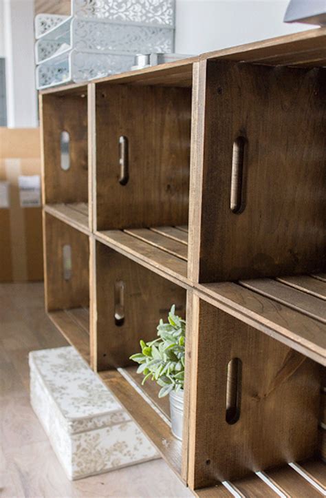 20 Rustic Diy Wooden Crate Ideas Home Design And Interior