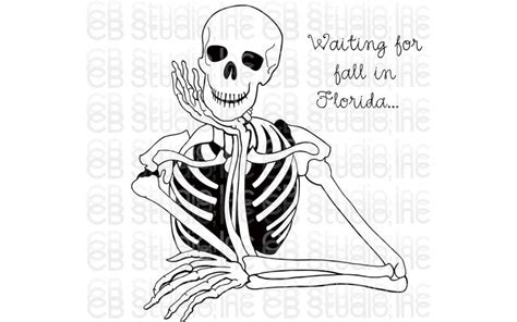 Waiting For Fall In Florida Svg And Png Digital Download Silhouette