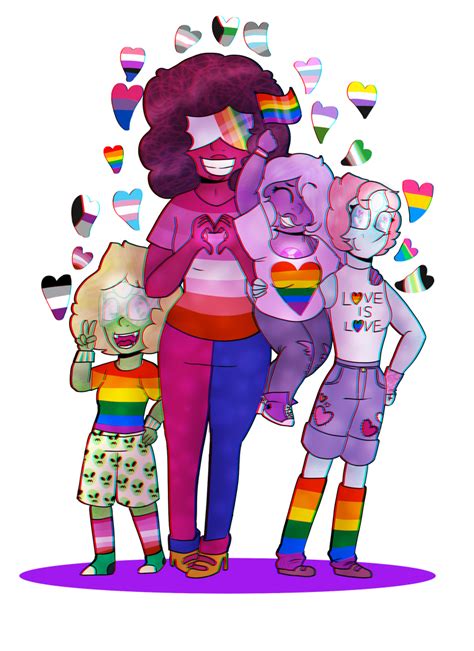 Pride Month Crystal Gems Happy Pride Month By Citrongarde On