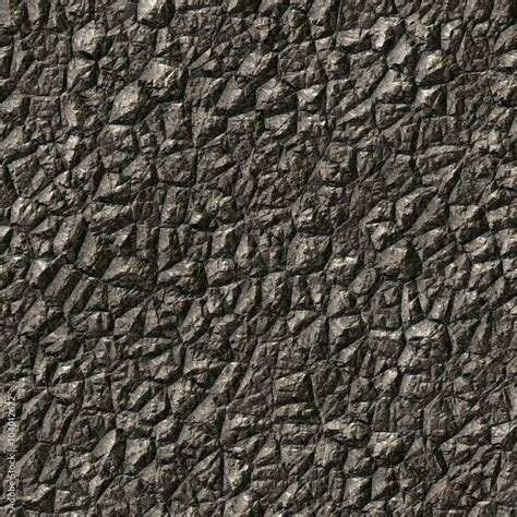 Seamless Texture Of Cracked Rock Pattern For Background Illustration