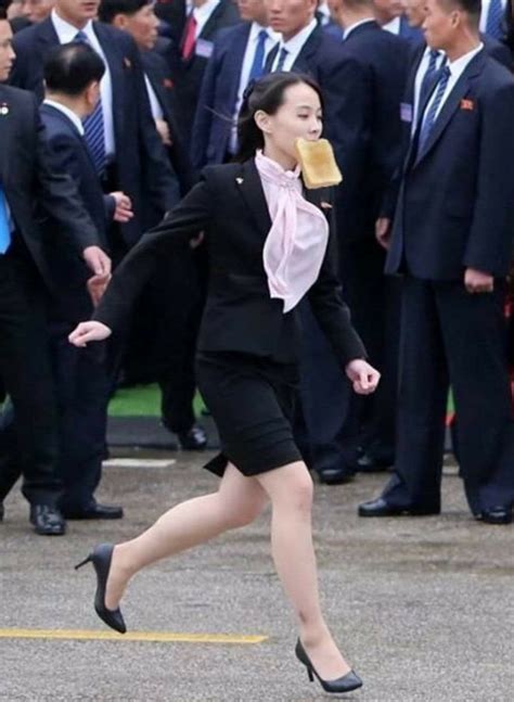 Kim Yo Jong Saia Lápis Rosa Saia Lapis