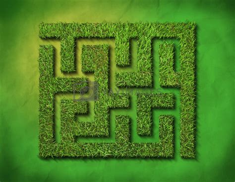 Green Grass Maze By Mtkang Vectors And Illustrations Free Download