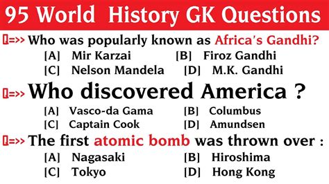 100 World History Gk History Trivia Quiz World History General