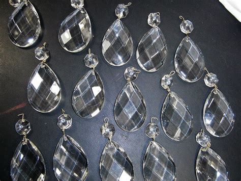 Vintage Crystal Chandelier Prisms Replacement Prisms Etsy