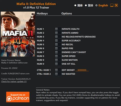 War hero vito scaletta becomes entangled with the mob in hopes of paying his father's debts. Mafia II: Definitive Edition Trainer | FLiNG Trainer - PC ...
