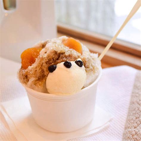 Visit Japan This Black Honey Kakigori Flavoured Shaved Ice Is Almost Too Cute To Eat Ser